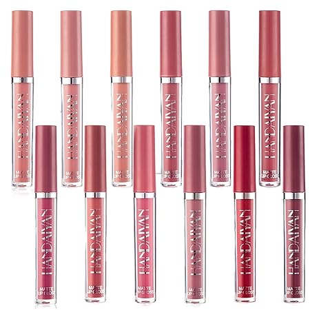 Hendaiyan Gloss 12 pcs with Free 24K Gold Face Mask
