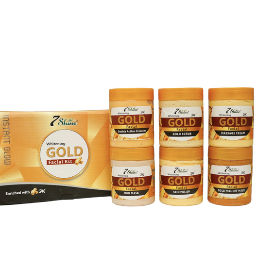 7 Shine Gold Facial Kit | 300ml Medium | Instant Glow
