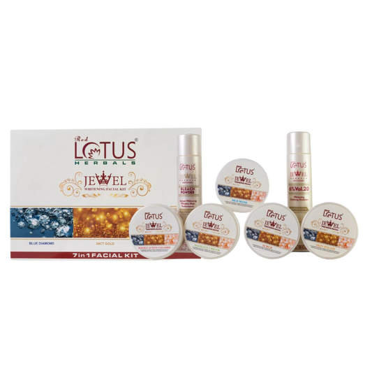 Red Lotus Jewel Facial Kit 7-in-1 Luxury 120/7