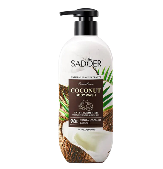 Sadoer Coconut Body Wash Natural Coconut Extract 400ml