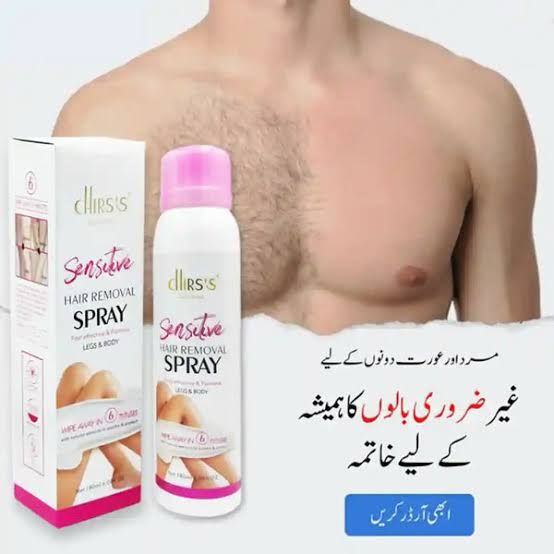 Chris's Sensitive Body Hair Removal Spray - UK