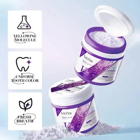 Sadoer Purple Teeth Whitening Powder