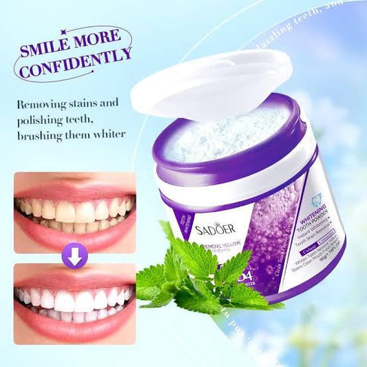 Sadoer Purple Teeth Whitening Powder