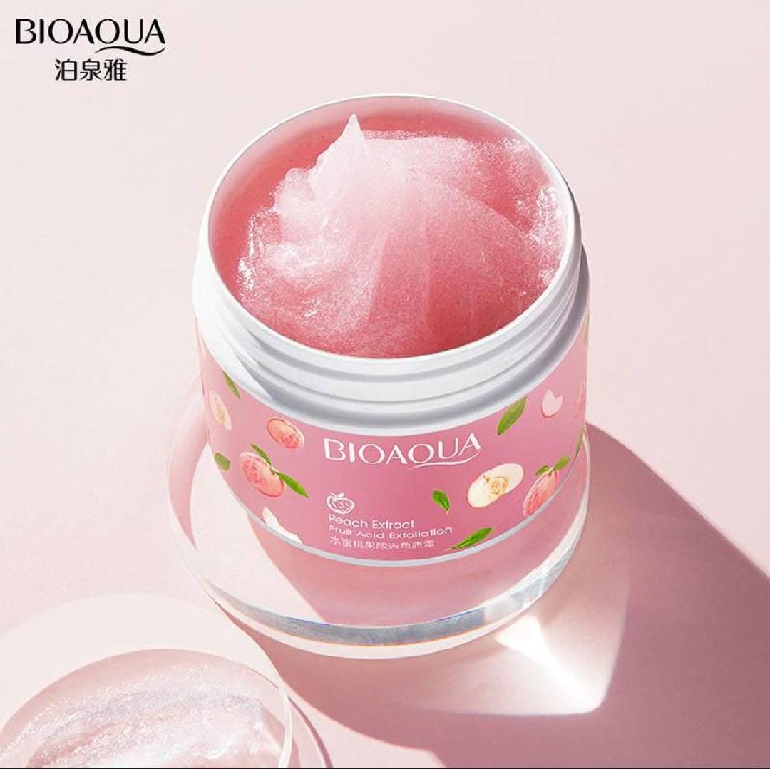 Bioaqua Peach Extract Fruit Acid Exfoliating Face Gel Cream – 140g