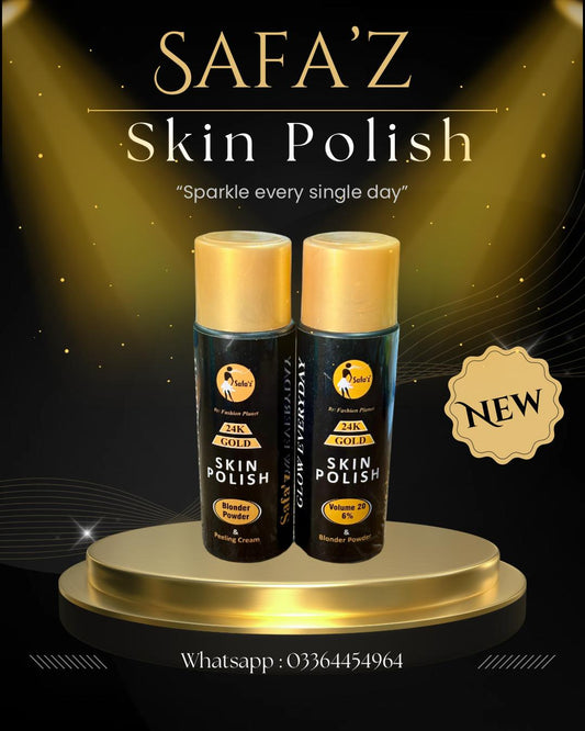 Safa'z Magical Skin Polish (Peeling Solution & Blonder Powder)